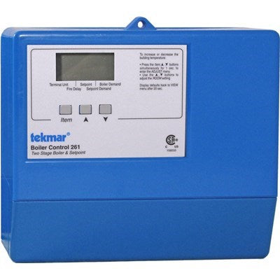261 (Tekmar) | Boiler Cntrl 2 Stg Boiler And Setpoint