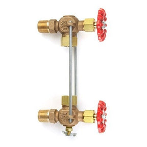 34018 (United Brass Works) | Gauge Glass Set 1/2 Red