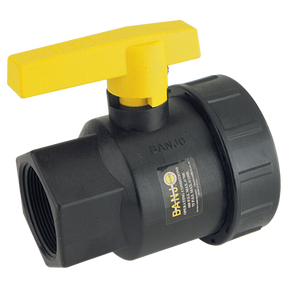 UV050FP (Banjo) Valve-Ball 1/2 Single Union Poly