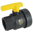 UV075FP (Banjo) Valve-Ball 3/4 Single Union Poly