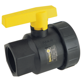 UV200FP (Banjo) Valve-Ball 2 Single Union Poly