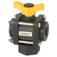 V100BL (Banjo) Valve-Ball 1 3-Way Bottom Load Poly
