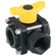 V100SL (Banjo) Valve-Ball 1 3-Way Side Load Poly