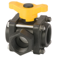 V150SL (Banjo) Valve-Ball 1-1/2 3-Way Side Load Poly
