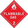Labelmaster Part (Hmsl70S = Pkg Of 25) 4 In.  Flammable Gas Diamond Decal