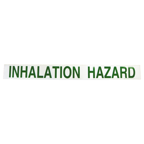V6B6-HD (Label Solutions) Decal-Inhalation Haz 6 Ltr Grn On Wht Hd