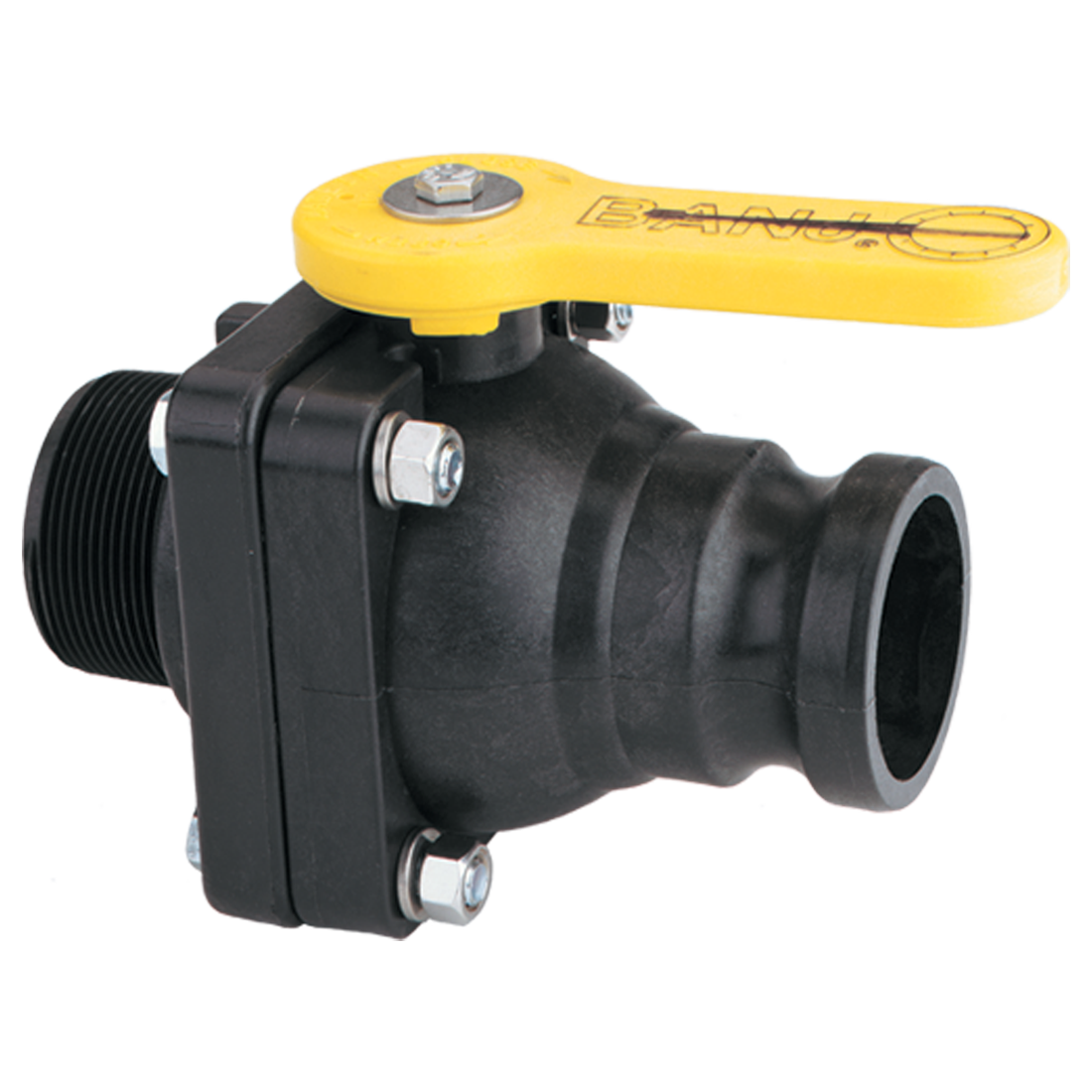 VSFMT204FP (Banjo) Valve-Ball Fp 2 Mada X 2 Mpt Stubby
