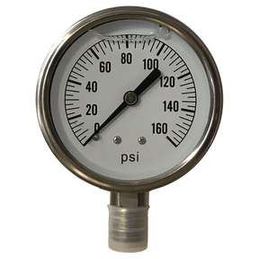 2154GXX160 | Gauge-1/4Mpt Ssbtmmt 2-1/2Liq 0-160Psi