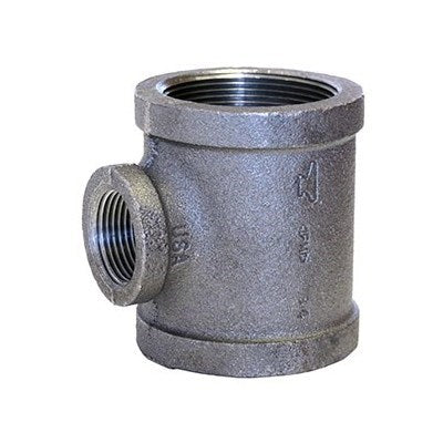 310519400 (Anvil) | GL T 1/2 X 1/2 X 3/8 XH | 1/2 x 1/2 x 3/8" Extra Heavy Malleable Iron Tee - Reducing