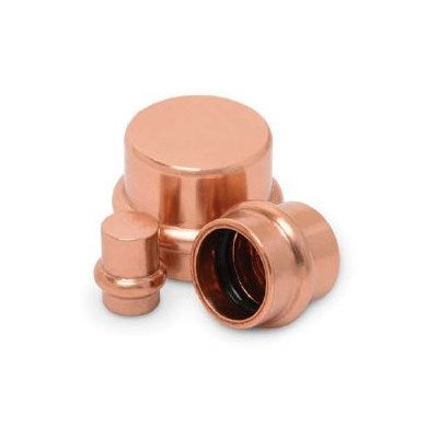 870906 (Parker) | 7/8 Cap (2) | Press Acr Fittings | Cap | Copper | 7/8